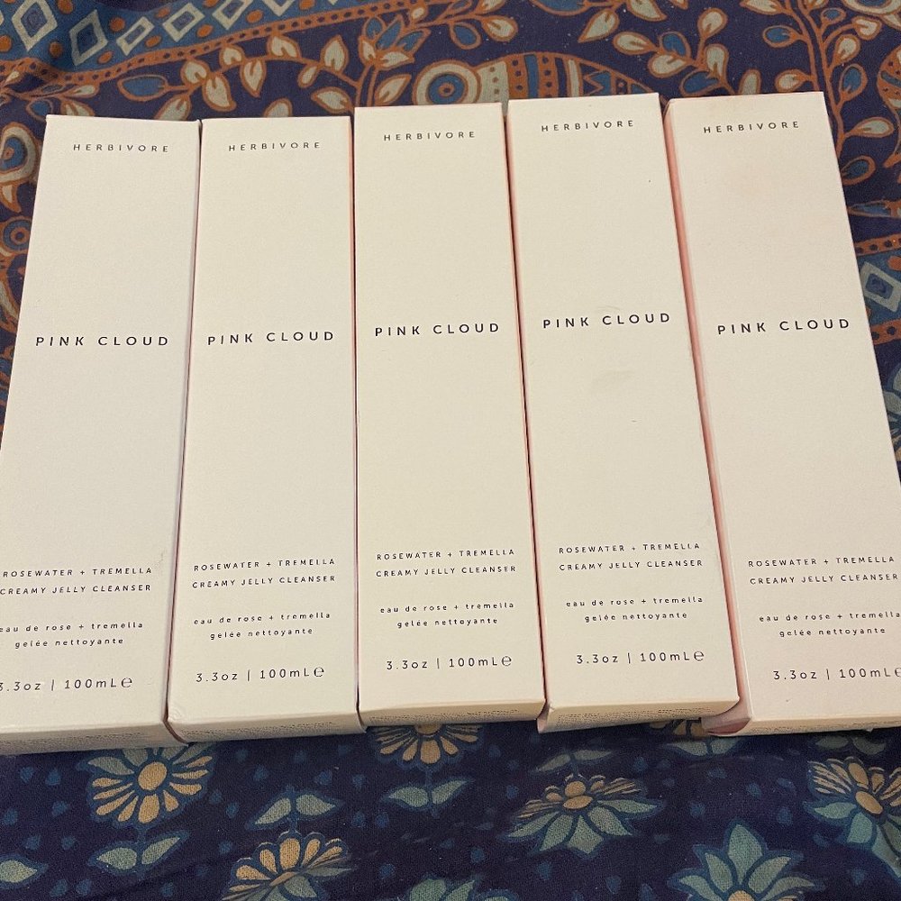 Herbivore Botanical PINK CLOUD Rosewater + Tremella Creamy Jelly Cleanser